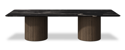 Created by us configuration image showing Black Horse top, American Walnut base