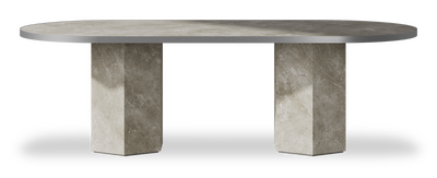 Created by us configuration image showing Fior Di Bosco top, Fior Di Bosco base and Brushed Steel metal edge