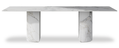 Created by us configuration image showing Arabescato top, Arabescato base