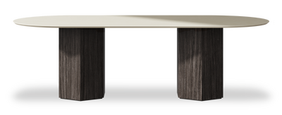 Created by us configuration image showing Royal Botticino top, Mogano base