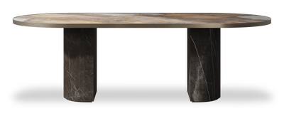 Created by us configuration image showing Golden Ambra top, Pietra Grey base and Decorative Bronze metal edge
