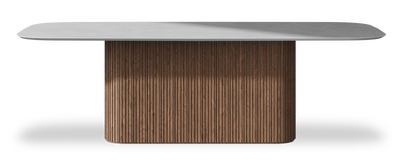Created by us configuration image showing Bianca Luna top, American Walnut base