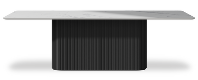 Created by us configuration image showing Statuario top, Jet Black base
