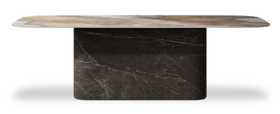Created by us configuration image showing Golden Ambra top, Pietra Grey base
