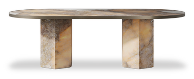 Created by us configuration image showing Golden Ambra top, Golden Ambra base and Decorative Bronze metal edge