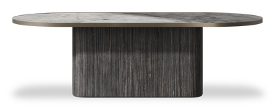 Created by us configuration image showing Laguna Blanca top, Cobolo base and Decorative Bronze metal edge