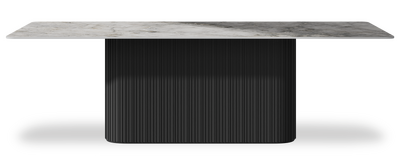 Created by us configuration image showing Laguna Blanca top, Jet Black base