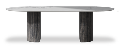 Created by us configuration image showing Arabescato New top, Cobolo base