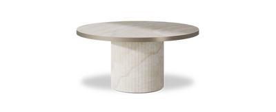 Created by us configuration image showing Ivory Gioiello top, Ivory Gioiello base and Brushed Bronze metal edge