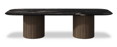 Created by us configuration image showing Black Horse top, American Walnut base
