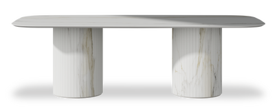 Created by us configuration image showing Calacatta Gold top, Calacatta Gold base
