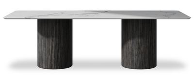 Created by us configuration image showing Arabescato New top, Cobolo base