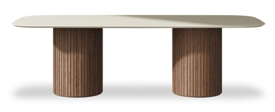 Created by us configuration image showing Royal Botticino top, American Walnut base