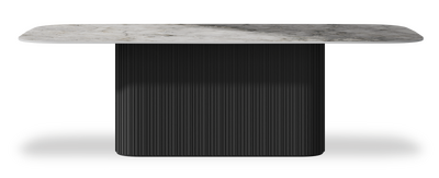 Created by us configuration image showing Laguna Blanca top, Jet Black base