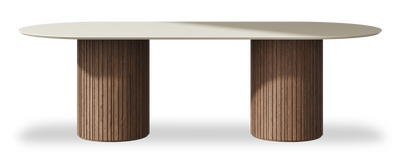 Created by us configuration image showing Royal Botticino top, American Walnut base