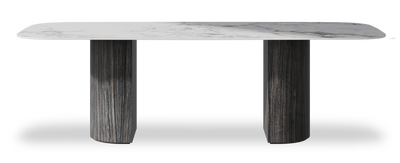 Created by us configuration image showing Arabescato top, Cobolo base