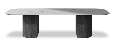 Created by us configuration image showing Statuario top, Cobolo base