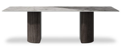 Created by us configuration image showing Laguna Blanca top, Mogano base