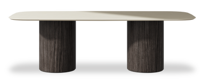 Created by us configuration image showing Royal Botticino top, Mogano base