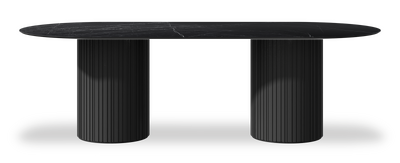Created by us configuration image showing Dark Marquina top, Jet Black base