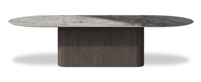 Created by us configuration image showing Laguna Blanca top, Mogano base