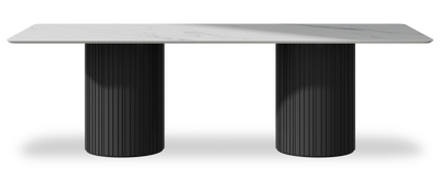 Created by us configuration image showing Statuario top, Jet Black base
