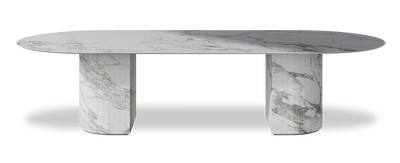 Created by us configuration image showing Arabescato top, Arabescato base