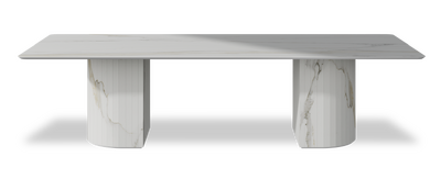 Created by us configuration image showing Calacatta Gold top, Calacatta Gold base