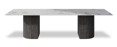 Created by us configuration image showing Arabescato top, Cobolo base