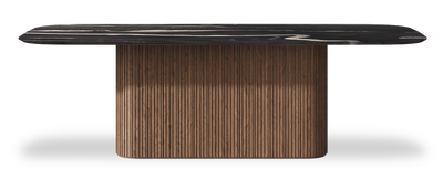 Created by us configuration image showing Black Horse top, American Walnut base