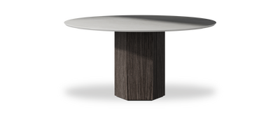 Created by us configuration image showing Mogao White top, Mogano base
