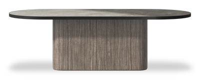 Created by us configuration image showing Fior Di Bosco top, Moro base and Satin Black metal edge