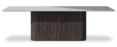 Created by us configuration image showing Mogao White top, Mogano base