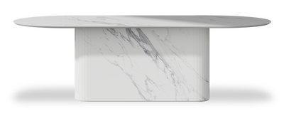 Created by us configuration image showing Statuario top, Statuario base