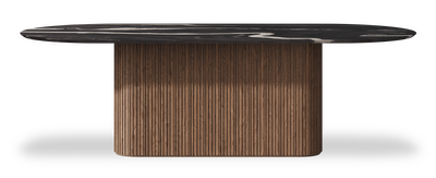 Created by us configuration image showing Black Horse top, American Walnut base
