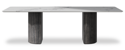 Created by us configuration image showing Arabescato New top, Cobolo base