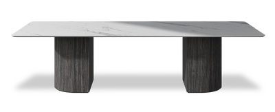 Created by us configuration image showing Statuario top, Cobolo base