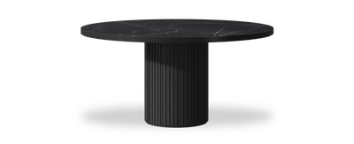 Created by us configuration image showing Dark Marquina top, Jet Black base and Satin Black metal edge