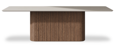 Created by us configuration image showing Royal Botticino top, American Walnut base
