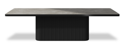 Created by us configuration image showing Fior Di Bosco top, Jet Black base and Satin Black metal edge