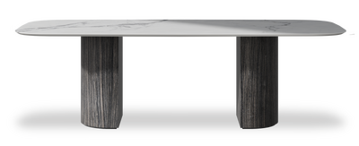 Created by us configuration image showing Arabescato New top, Cobolo base