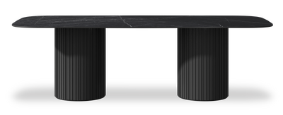 Created by us configuration image showing Dark Marquina top, Jet Black base