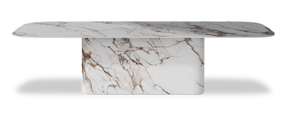 Created by us configuration image showing Calacatta Luxury top, Calacatta Luxury base