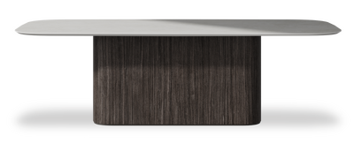 Created by us configuration image showing Mogao White top, Mogano base