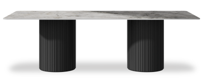 Created by us configuration image showing Laguna Blanca top, Jet Black base