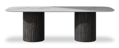 Created by us configuration image showing Arabescato New top, Cobolo base