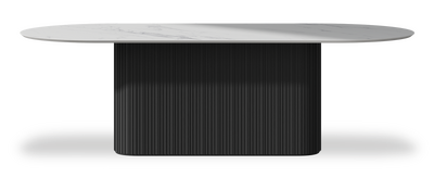 Created by us configuration image showing Statuario top, Jet Black base