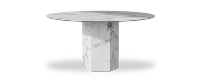 Created by us configuration image showing Arabescato top, Arabescato base