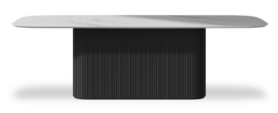 Created by us configuration image showing Statuario top, Jet Black base