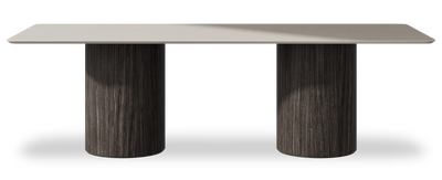 Created by us configuration image showing Royal Botticino top, Mogano base